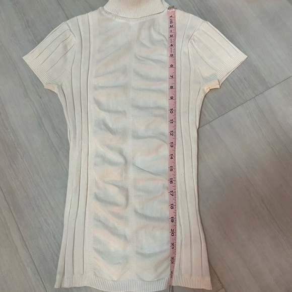 Cache Ivory Ribbed Knit Top - Picture 3 of 4